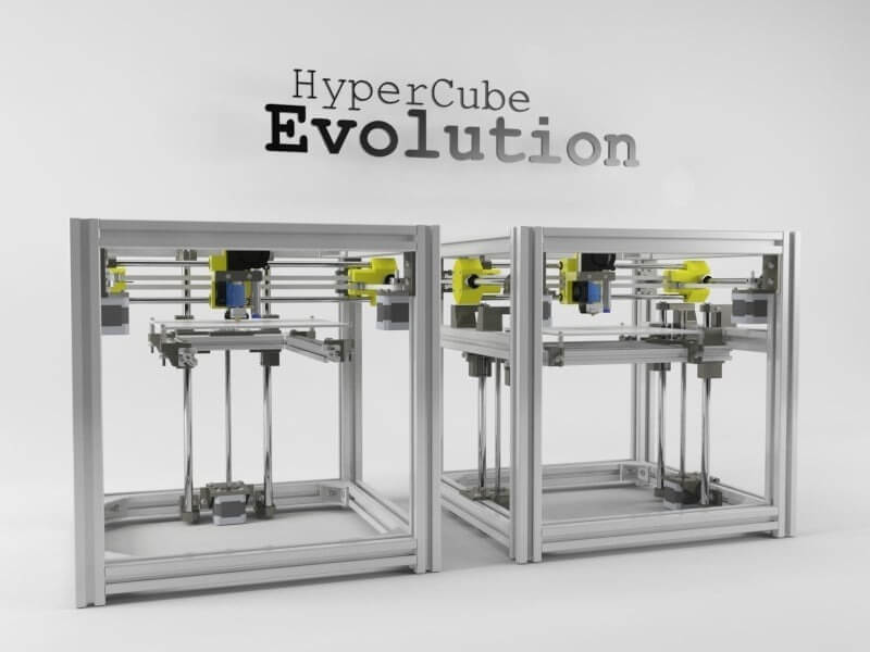 Typical CoreXY design: HyperCube Evolution