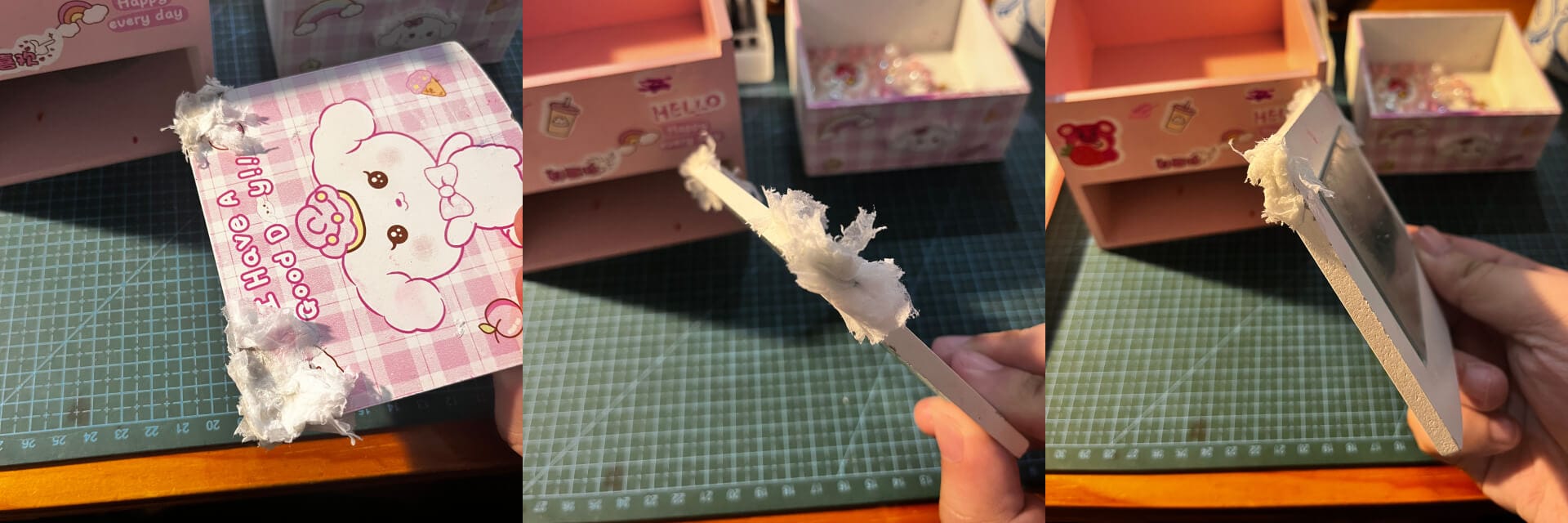 Fixing My Daughter’s Jewelry Box with Tissue and Super Glue