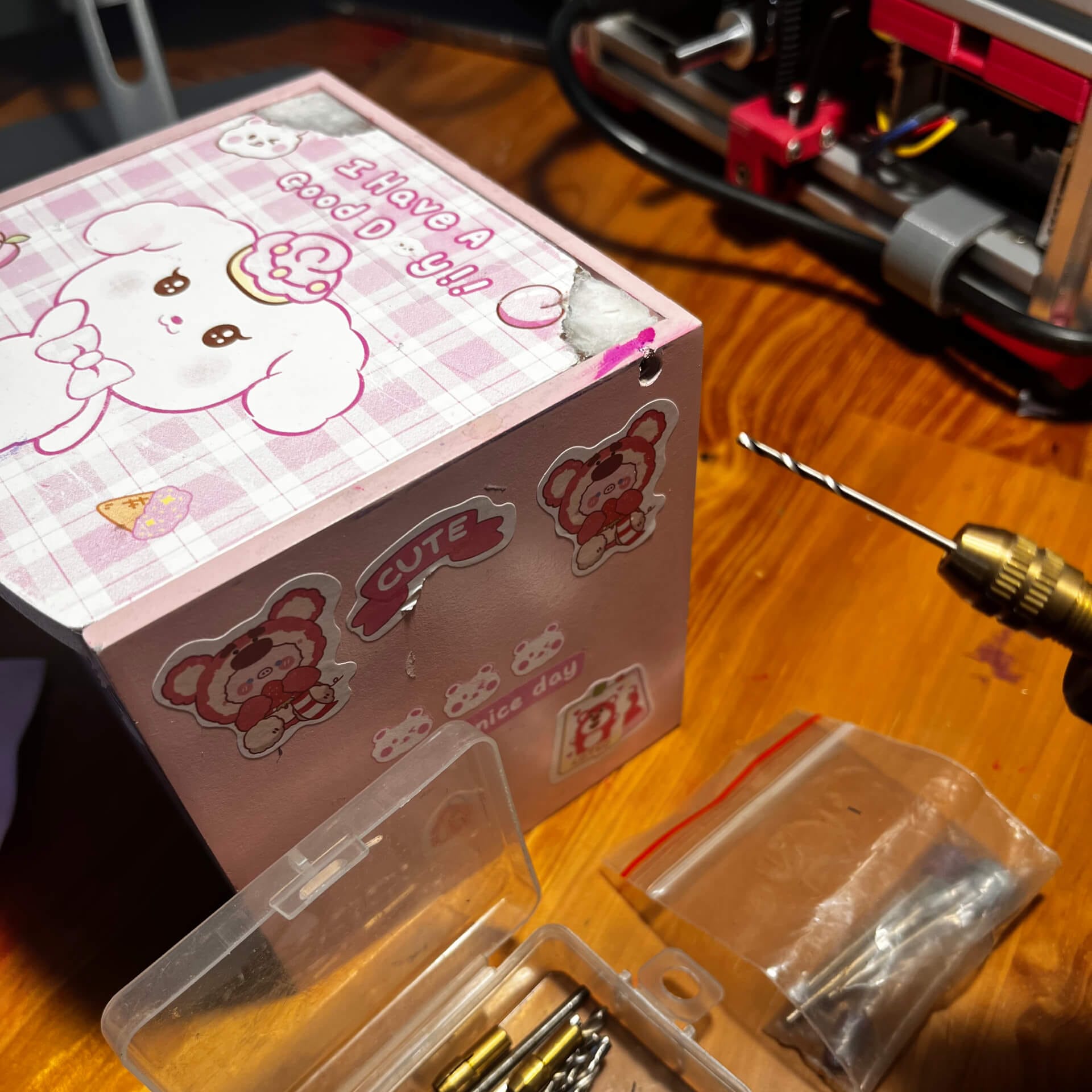 Fixing My Daughter’s Jewelry Box with Tissue and Super Glue