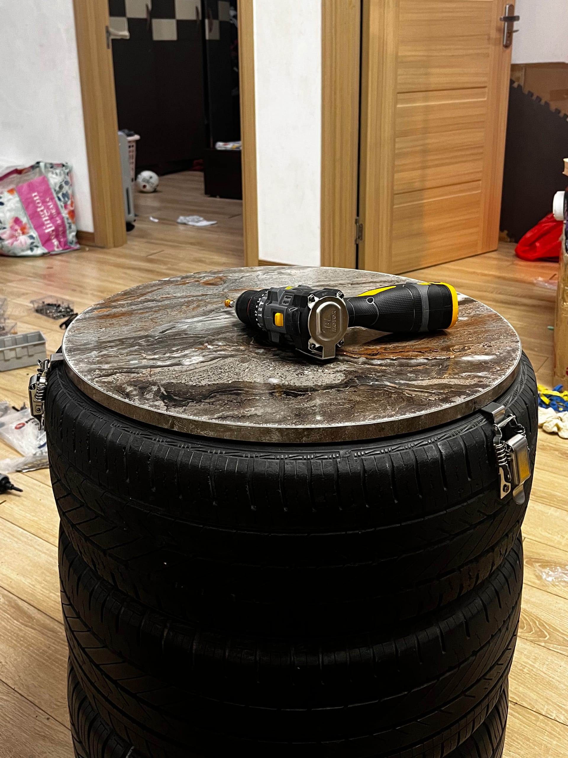 From Old Tires to Reading Station: A DIY That Grew Step by Step