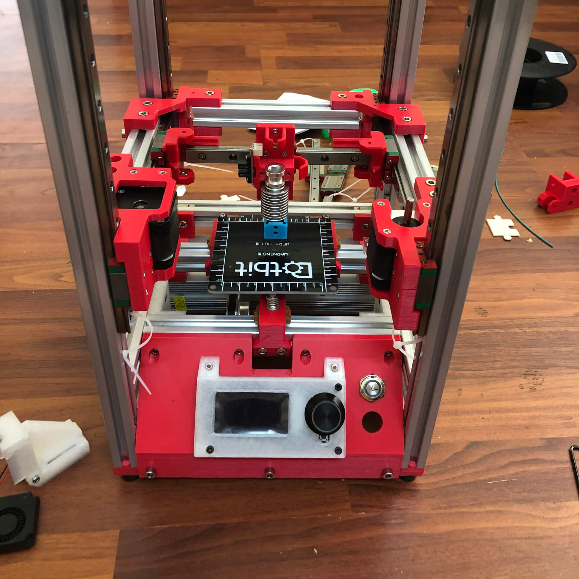 About 1kg of PLA+ later - all the printed parts ready for assembly